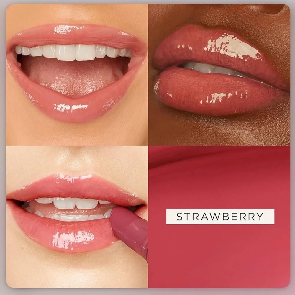 Tarte NIB Maracuja Juicy Lip Hydrating Balm Gloss in Strawberry Shade